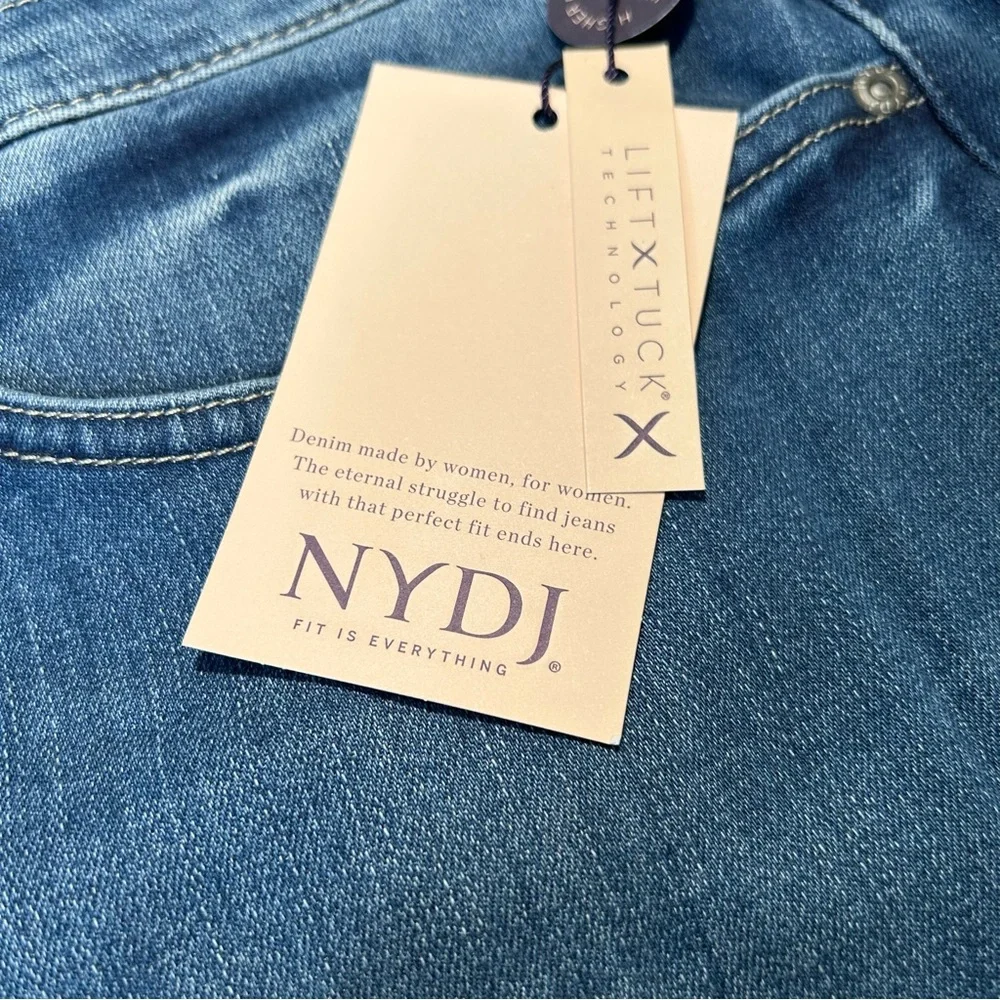 NEW NYDJ Jeans Ava High Rise Ankle Flare Jeans Comfort Stretch Size 26W